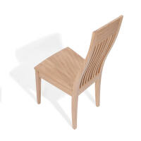 Klassischer Massivholzstuhl 6008 | Buche / Eiche | Holzsitz