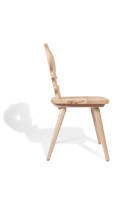 Bauernstuhl aus Fichte Altholz gedämpft roh 4556 - Handwerk aus Südtirol