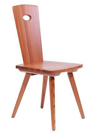 Bauernstuhl aus Lärchenholz lackiert 4187 - Handwerk aus Südtirol