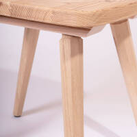 Bauernstuhl aus Arvenholz roh 4555 - Handwerk aus Südtirol