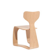 Ergonomischer Vollholzstuhl Ergo 1001 in Eiche lackiert - Handwerk aus Südtirol