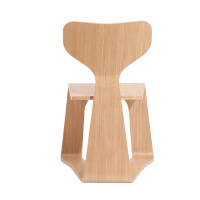 Ergonomischer Vollholzstuhl Ergo 1001 in Eiche lackiert - Handwerk aus Südtirol