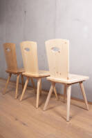 Stuhl Oval 4179 | Vollholz | Griff oval