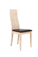 Eleganter Stuhl 6011 | Arve | echtes Leder schwarz |...