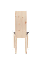 Eleganter Stuhl 6011 | Arve | echtes Leder schwarz | Gesamthöhe 104 cm