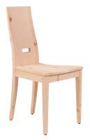 Vornehmer Stuhl 6015 | Arve / amer. Nuss | Holzsitz |...