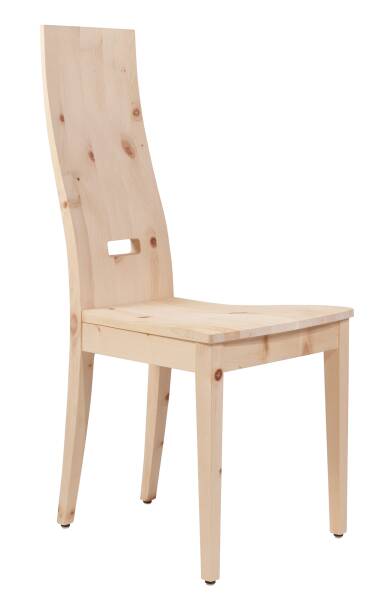 Stilvoller Stuhl 6016 | Arve | Holzsitz | Gesamthöhe 104 cm