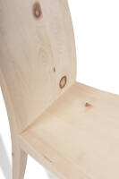 Nobler Stuhl 2001 | Arve / Nuss | Holsitz | Gesamthöhe 106 cm