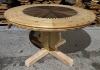 Tisch Fuldera rund Ø 120 cm mit Nussbaum-Einlage...