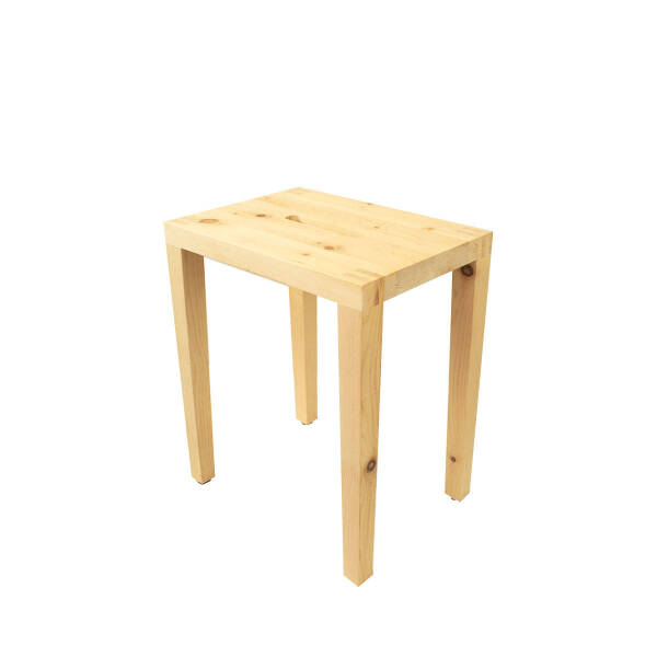 Massivholzhocker Tender 4026 in Arve roh - Made in Südtirol