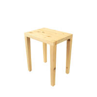 Massivholzhocker Tender 4026 in Arve roh - Made in...