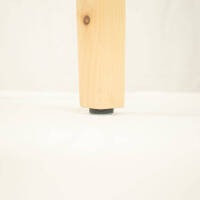 Massivholzhocker Tender 4026 in Arve roh - Made in Südtirol