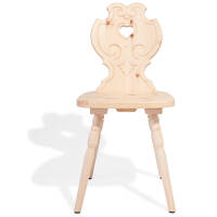 Bauernstuhl aus Arvenholz 4030 - rustikaler Stuhl - Handwerk aus Südtirol