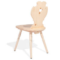 Bauernstuhl aus Arvenholz 4030 - rustikaler Stuhl - Handwerk aus Südtirol