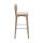 Barstuhl Mina | aus massiver Buche | Holzsitzfläche | Buche Natur lackiert | B 42 x T 38,5 x H 100 cm