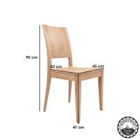 Stuhl ‘Purist’ 6430 | in verschiedenen Ausführungen | B 45 x T 43 x H 90 cm