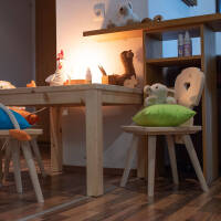 Kinderstuhl aus Arvenholz - Sweetheart (mit Gravur erhältlich)