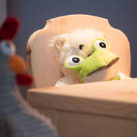 Kinderstuhl aus Arvenholz - Sweetheart (mit Gravur erhältlich)