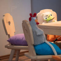 Kinderstuhl aus Arvenholz - Sweetheart (mit Gravur erhältlich)