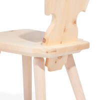 Kinderstuhl aus Arvenholz - Sweetheart (mit Gravur erhältlich)