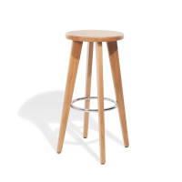 Massivholz Barhocker Allrounder |  H 79 cm | Eiche roht |...