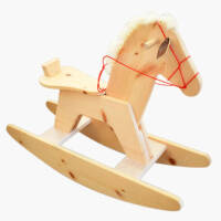 Designer Schaukelpferdchen aus Arve - Sorel